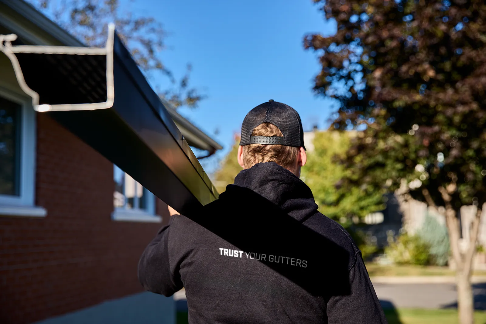 New gutter run on a family home — Watermark Gutters, Snohomish County, WA BC